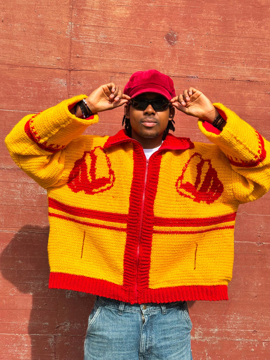 Saitama - veste en crochet