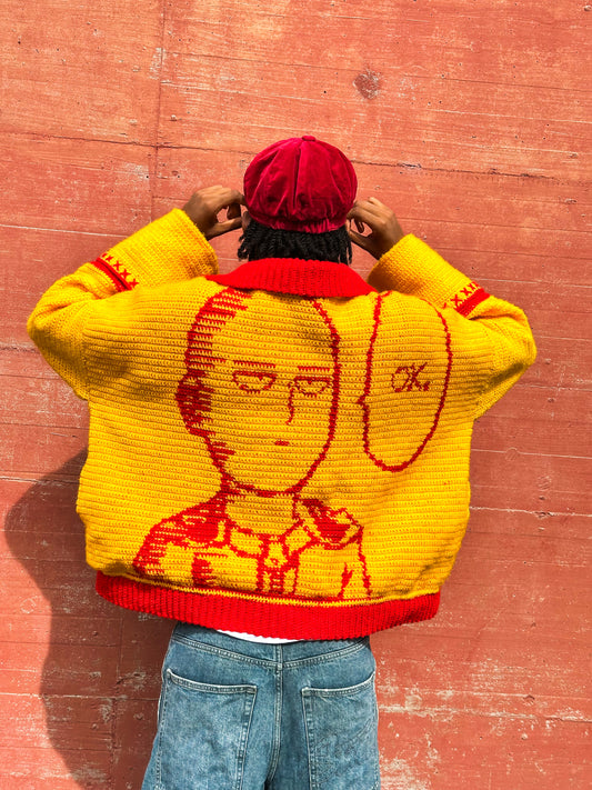 Saitama - veste en crochet